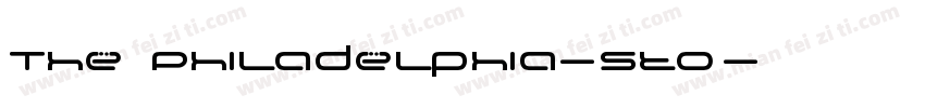The Philadelphia-Sto字体转换